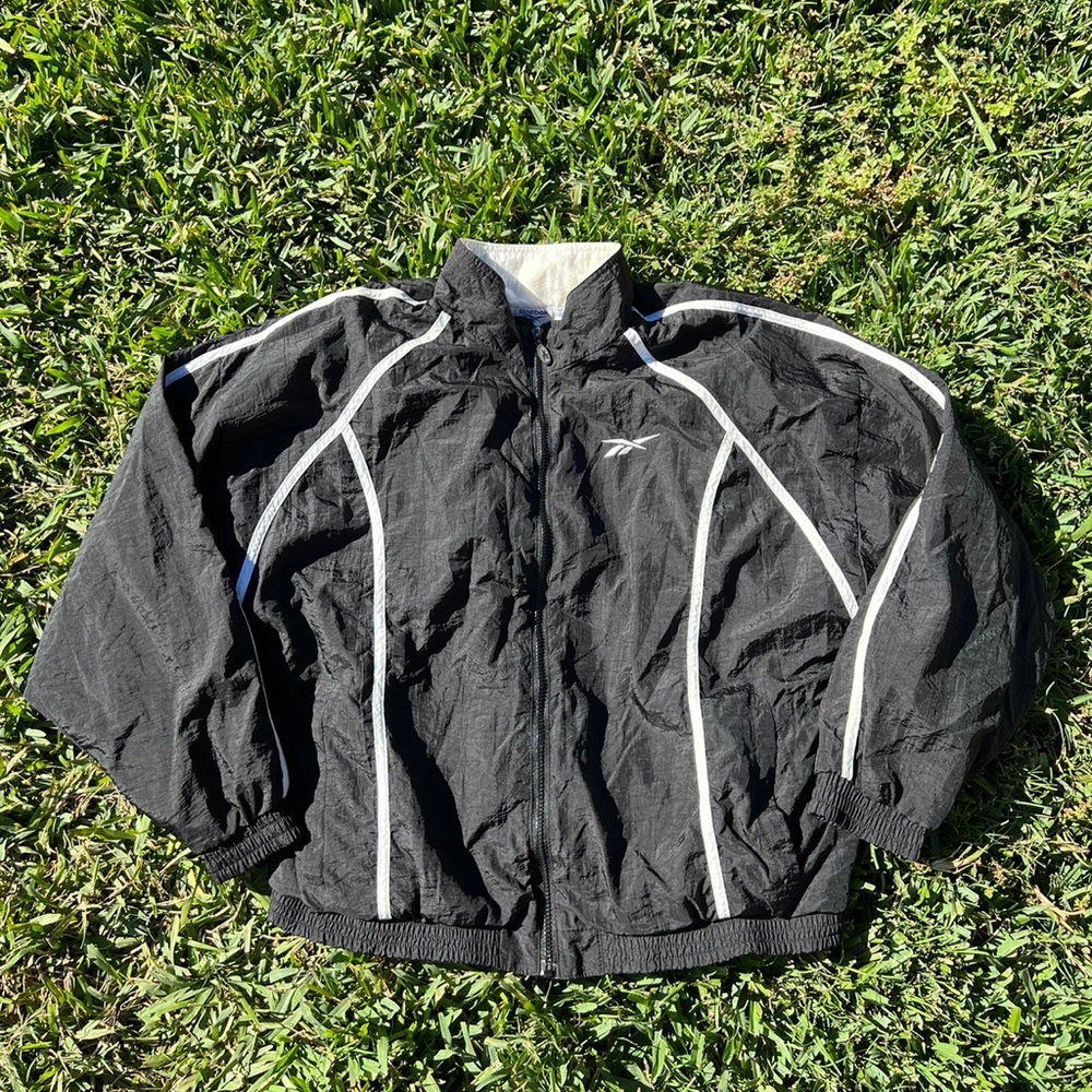 Vintage 90s Reebok Classic Windbreaker Mens Jacket Size XL